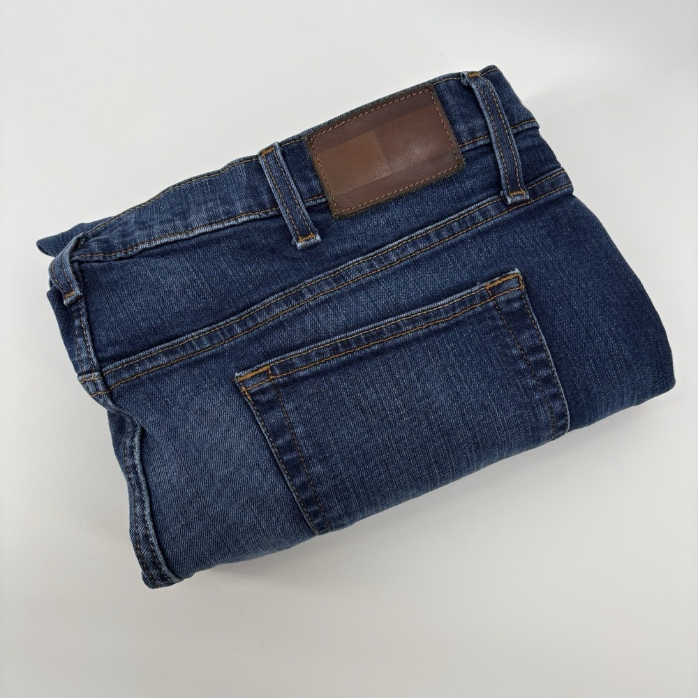 Tommy Hilfiger Jeans Women's 40x34 Dark Wash Stretch Straight Style#78C1773